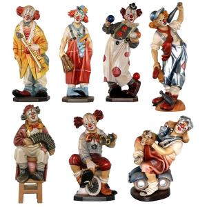 Serie 7 CLOWNS sort.